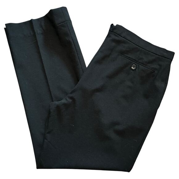 Jil Sander Women’s Size 40 8 Black Wool Blend Pants Trousers - Picture 1 of 11
